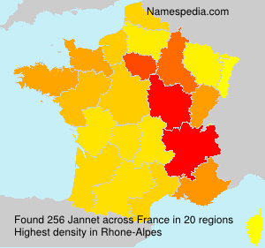Surname Jannet in France Surname Jannet in France