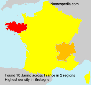 Surname Janno in France Surname Janno in France