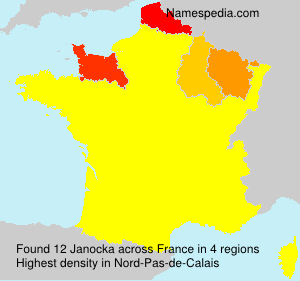 Surname Janocka in France Surname Janocka in France