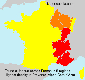 Surname Janoud in France Surname Janoud in France