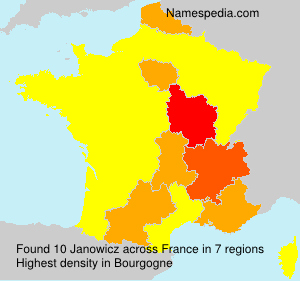 Surname Janowicz in France Surname Janowicz in France