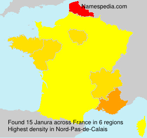 Surname Janura in France Surname Janura in France