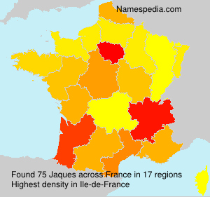 Surname Jaques in France Surname Jaques in France