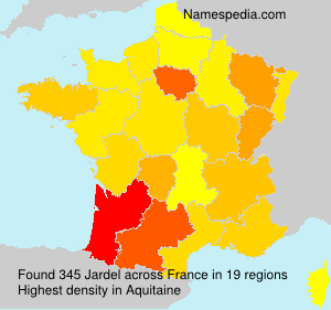 Surname Jardel in France Surname Jardel in France