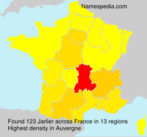 Surname Jarlier in France