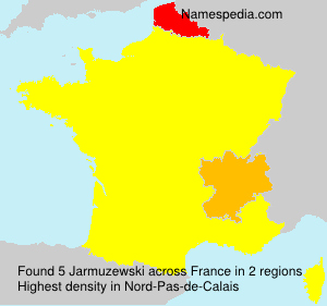 Surname Jarmuzewski in France Surname Jarmuzewski in France