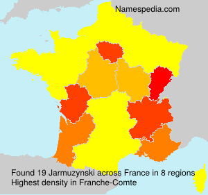 Surname Jarmuzynski in France Surname Jarmuzynski in France