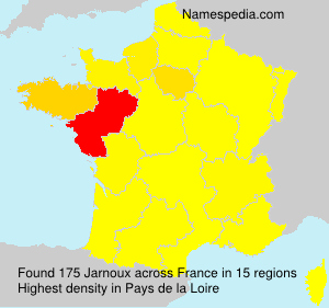 Surname Jarnoux in France Surname Jarnoux in France