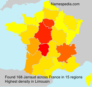 Surname Jarraud in France Surname Jarraud in France