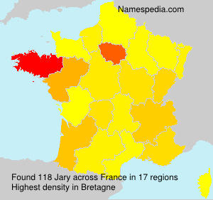 Surname Jary in France Surname Jary in France
