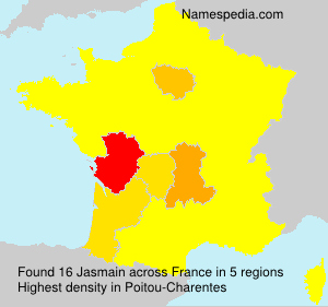 Surname Jasmain in France Surname Jasmain in France