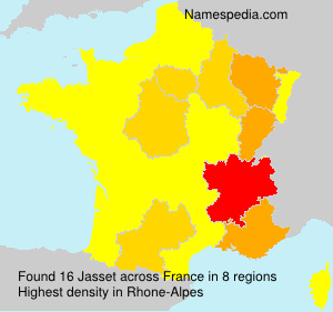 Surname Jasset in France Surname Jasset in France