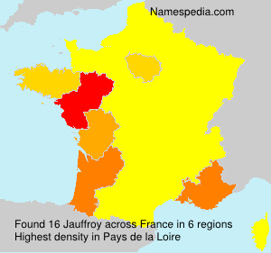 Surname Jauffroy in France Surname Jauffroy in France