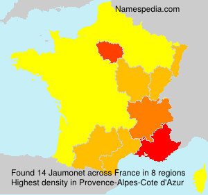 Surname Jaumonet in France Surname Jaumonet in France