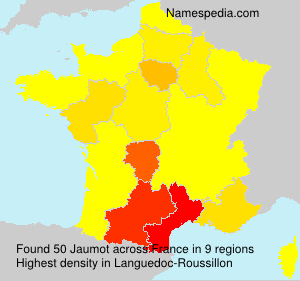 Surname Jaumot in France Surname Jaumot in France