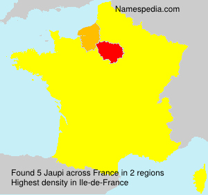 Surname Jaupi in France Surname Jaupi in France