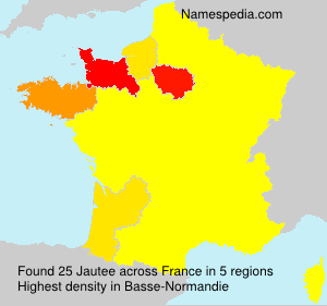 Surname Jautee in France Surname Jautee in France