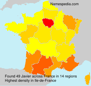 Surname Javier in France