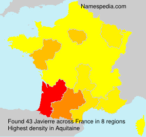 Surname Javierre in France