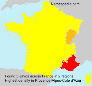 Surname Javos in France Surname Javos in France