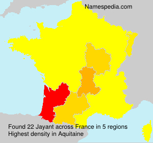 Surname Jayant in France Surname Jayant in France