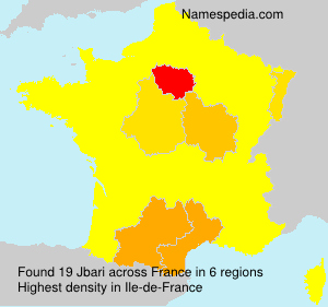 Surname Jbari in France