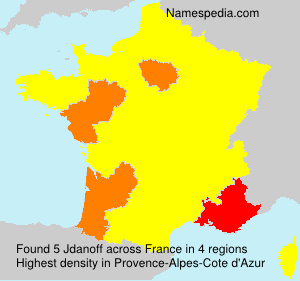 Surname Jdanoff in France Surname Jdanoff in France