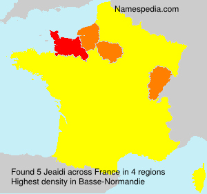 Surname Jeaidi in France Surname Jeaidi in France
