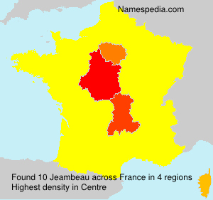 Surname Jeambeau in France Surname Jeambeau in France
