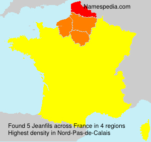 Surname Jeanfils in France Surname Jeanfils in France
