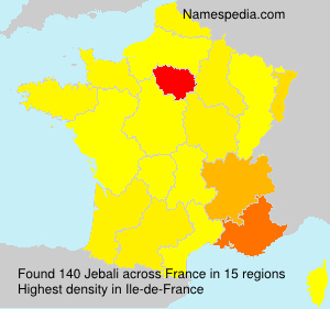 Surname Jebali in France Surname Jebali in France