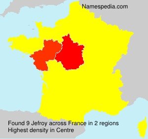 Surname Jefroy in France Surname Jefroy in France