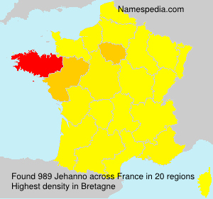 Surname Jehanno in France