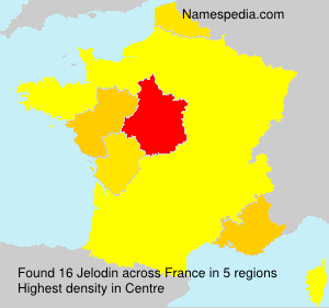 Surname Jelodin in France Surname Jelodin in France