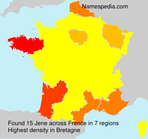 Surname Jene in France Surname Jene in France