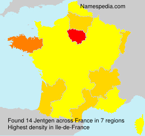 Surname Jentgen in France Surname Jentgen in France