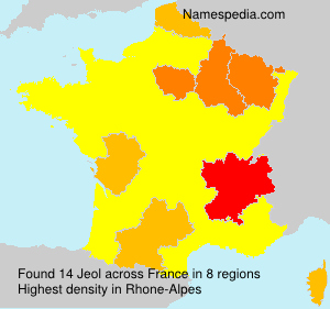 Surname Jeol in France Surname Jeol in France