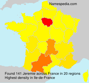 Surname Jeremie in France