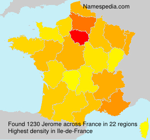 Surname Jerome in France