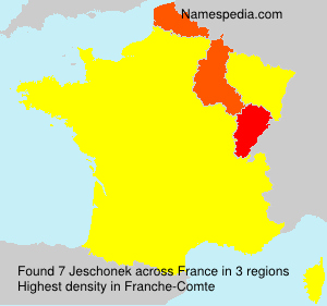 Surname Jeschonek in France