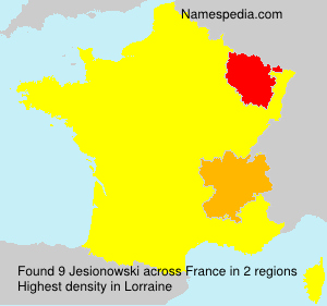 Surname Jesionowski in France Surname Jesionowski in France