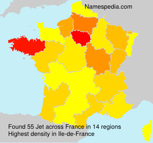 Surname Jet in France Surname Jet in France