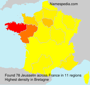 Surname Jeusselin in France Surname Jeusselin in France