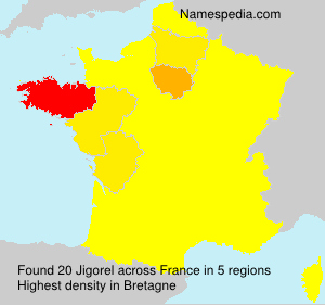 Surname Jigorel in France Surname Jigorel in France