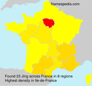 Surname Jing in France Surname Jing in France