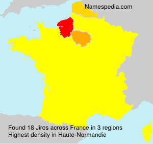 Surname Jiros in France Surname Jiros in France