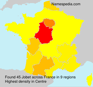 Surname Jobet in France Surname Jobet in France
