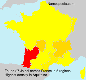 Surname Joinel in France Surname Joinel in France