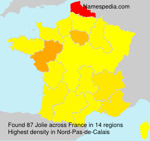 Surname Jolie in France Surname Jolie in France