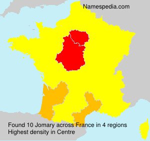 Surname Jomary in France Surname Jomary in France